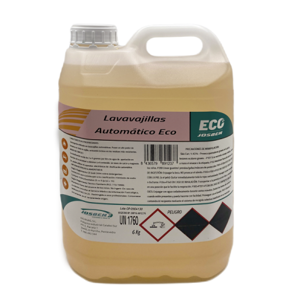 Detergente Eco Josben para Lavavajillas Automático 6kg
