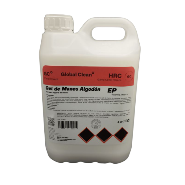 Gel de Manos Algodón Perfumado 5l.